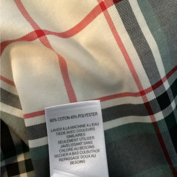 Foxcroft Gray and Green Plaid Button Down Shirt, Plus Size 24W - Picture 7 of 7